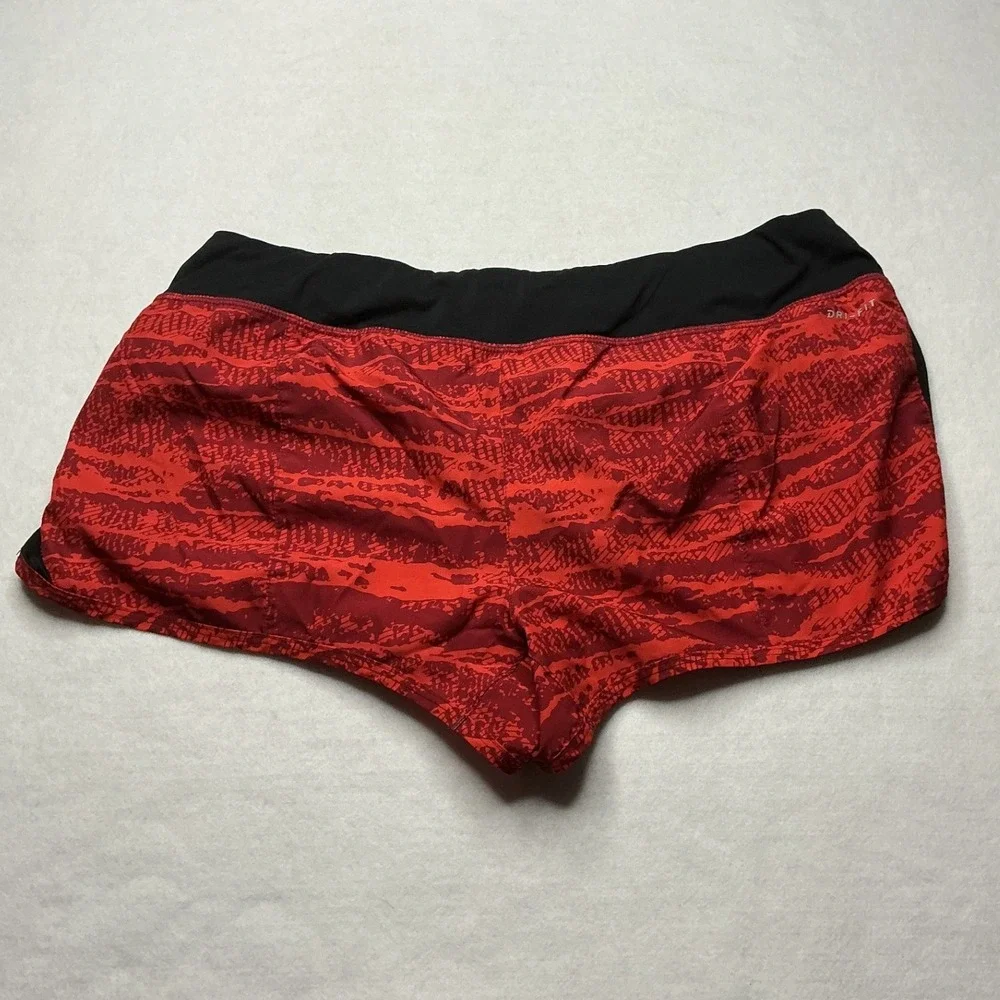 Nike Arizona Cardinals NFL Team Apparel Dri-FIT Running Shorts Red Black Large